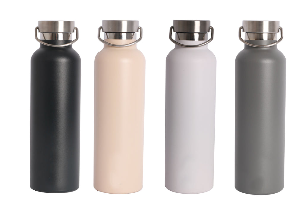 TIROFLX 750ML STAINLESS STEEL STANDARD MOUTH WATER BOTTLE